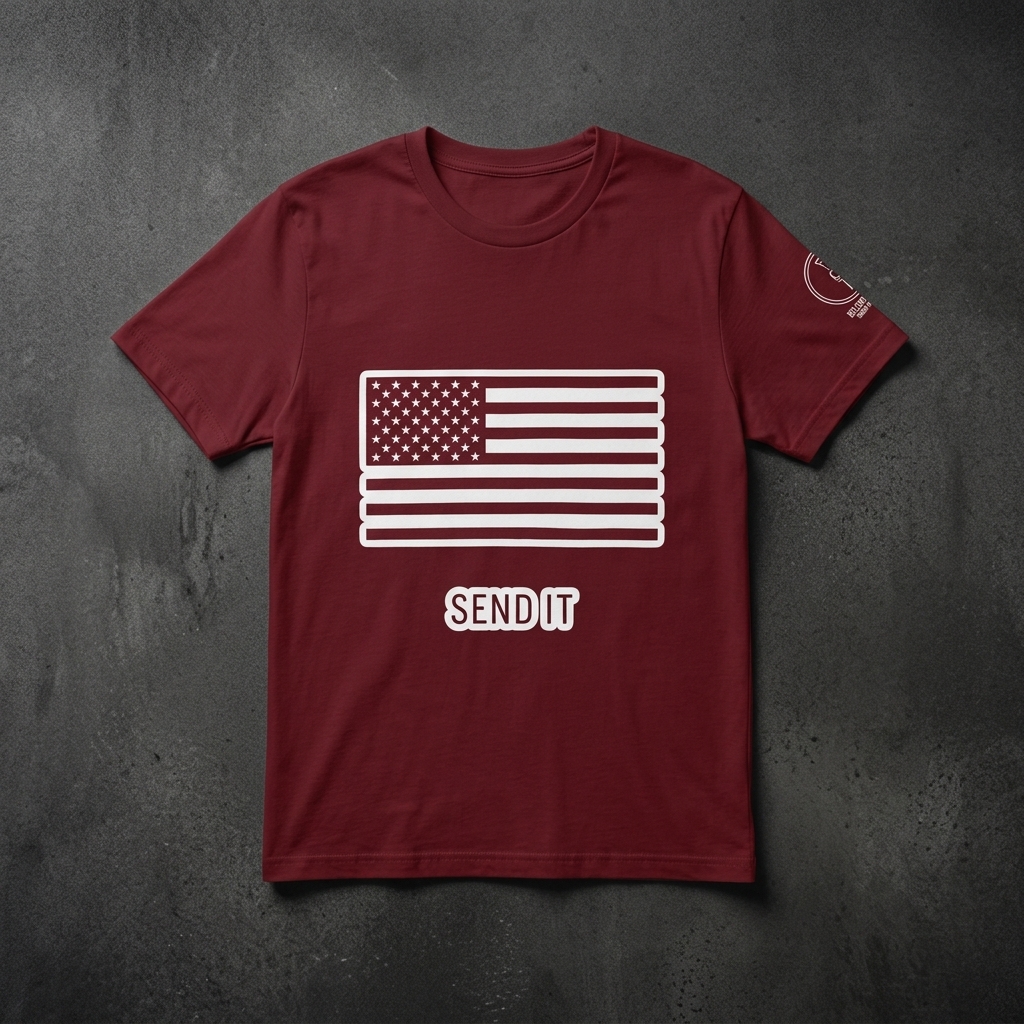 SEND IT FLAG TEE